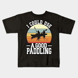 Cool Kayak For Men Women Kayaking Lovers Boat Canoe Kayakers Kids T-Shirt